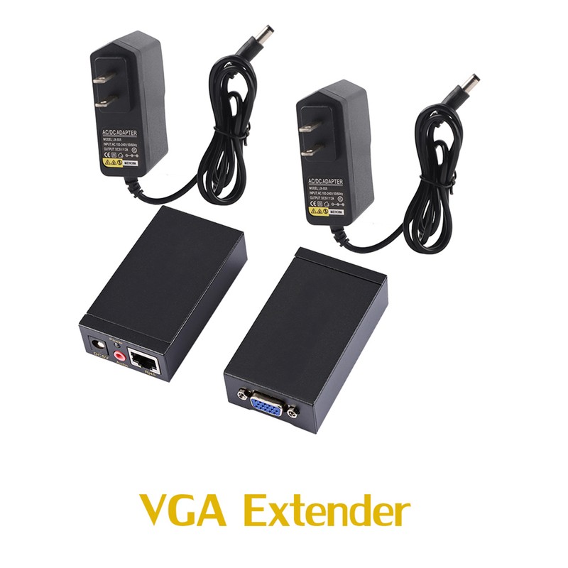 1080P 100M VGA SVGA Video Audio Extender Extension Over RJ45