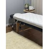 Waterproof Massage Table Mattress Topper & Face Rest Cover (White,