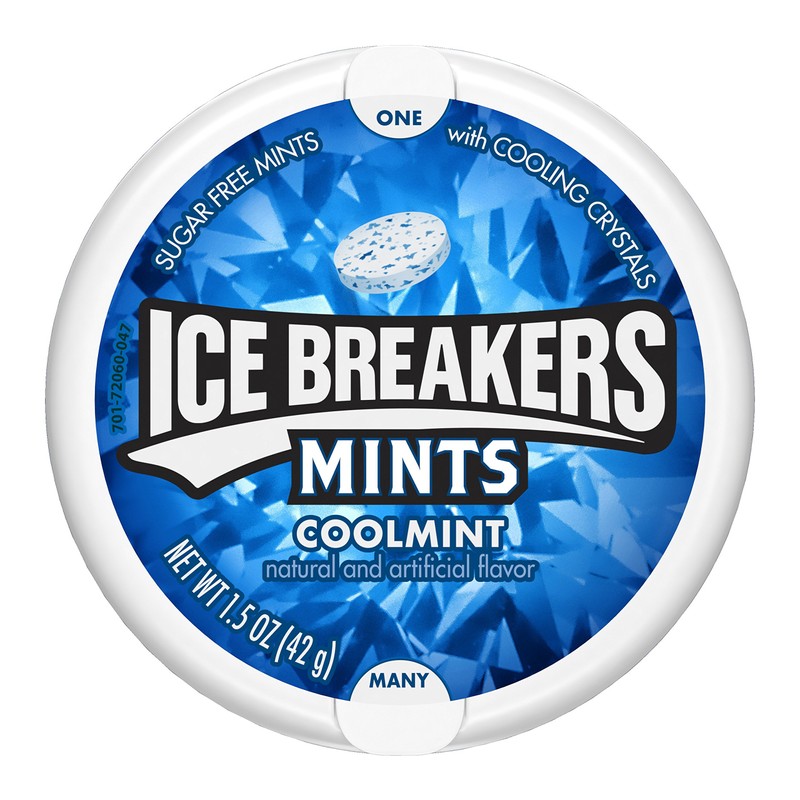 ICE BREAKERS Mints (Coolmint, Sugar Free, 1.5-Ounce, 2-Count)