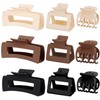 Mehayi 9 PCS Matte Hair Clips Claw for Women Girls,