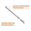 sourcing map 5pcs 200-230 Grits Diamond Grinding Bit 2.2mm Oval