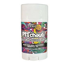 Frankie & Myrrh Desodorante Natural de Pachulí para Mujeres y Hombres Hippies | Aceites Esenciales Reales | Bicarbonato de Sodio Sin Aluminio, Aceite de Coco y Manteca de Karité(256Oz) Sin Parabenos y