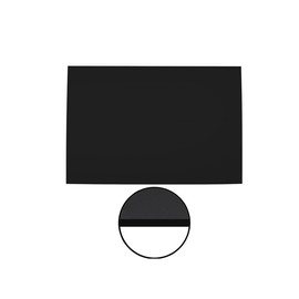 ROZILO Matte Black Blank Guitar Pickguard Material Scratch DIY Sheet Scratch Plate Backplate for Strat Tele