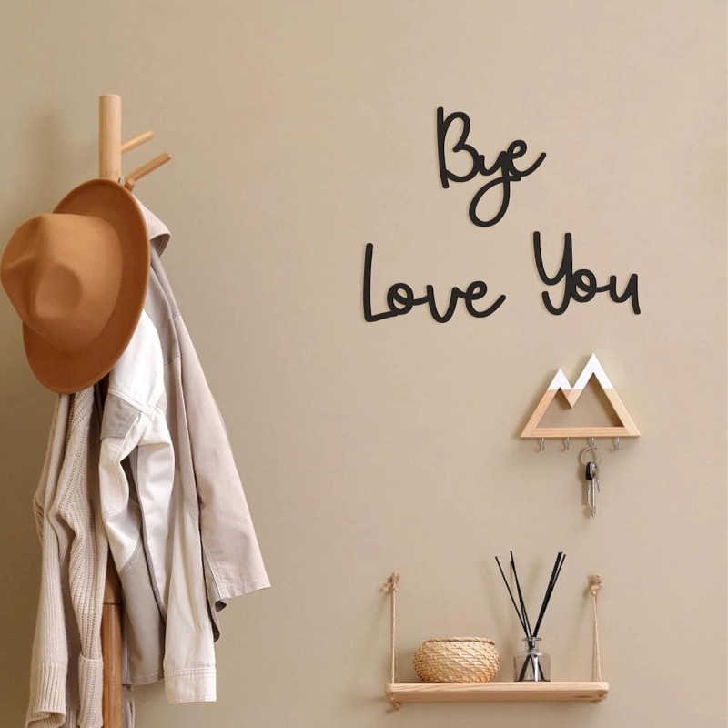 Dripykiaa Love You Bye Wood Sign Home Decor Boho Decor