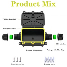 KLJ Outdoor Junction Box,ip68 Waterproof Junction Box,2 Way Outdoor Junction Box Waterproof,Underground Electrical Junction Box,Waterproof Junction Box Outdoor 5-12mm Electrical Junction Box