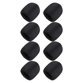 8 Pack Foam Mic Cover, Microphone Foam Cover, Thick Handheld Microphone Windscreen, Blocks Out Plosives Microphone Pop Foam Mic Filter for Wireless Microphones KTV Stage Device Performance