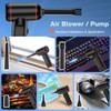 Compact Cordless Air Blower - 100,000 RPM, 5 Attachments for