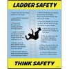 Ladder Safety, Poster, 22" X 28" Framed, Made in the