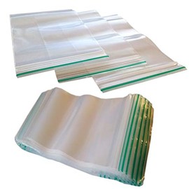 Clear resealable polythene zipper plastic baggies 60mm x 60mm (100)