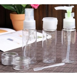 Portable Cosmetic Empty Bottle Set 6P (Clear) DP12925