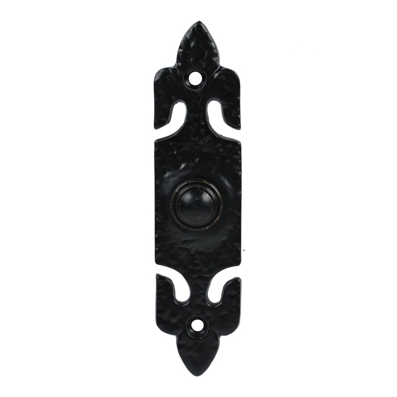 SKANDH Fleur Iron Doorbell Chime Push Button Antique Brass Powder