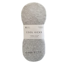 Cool Kicks - Womens Ankle Cut Socks - Soft and Comfortable 6 Pair Cotton Socks - Ankle Socks - Mix Colors