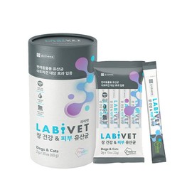 Chong Kun Dang Labivet Dog & Cat Gut Health & Skin Probiotics 1 Box (30 packets) + 5 Free Gift / 종근당 라비벳 독&캣 장건강&피부유산균 1박스(30포)+5P 증정