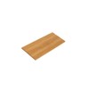 Rubbermaid 12"x24" Decorative Board, Golden Oak, Adjustable Shelf, Wood for