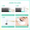 NAGARAKU 7D W Eyelash Extensions, Eyelash Extension, Self-Fanning Lash, Pre-Fanned