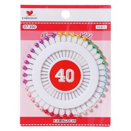 KAWAGUCHI Pearl Color Pins 40 Pieces 07 – 350 