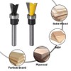 Eyech 2pc Dovetail Router Bit Set 1/4 Inch Shank Dovetail