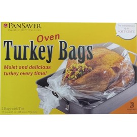 Oven bags, 2 PK Turkey/Ham 19 x 23.5 Inches 400Deg Fahrenheit