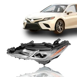Headlight Assembly Fit For Toyota Camry L/LE/SE 2018-2022 Projector LED Headlamp Left Driver Side W/Clear Lens Partslink TO2502277/ OEM 8115006C40