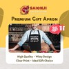SAIONJI May The Forks Be With You Funny Apron –