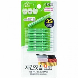 Homespia Interdental Brush Type I 3S 0.7mm 10 pieces 10ea
