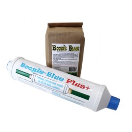 Boogie Blue Plus High Capacity Water Filter for Garden Hose, RV and Outdoor use -Removes Chlorine, Chloramines, VOCs, Pesticides/Herbicides Bundle with Boogie Black Fly Soldier Larvae 1lb