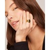 PAVOI 14K Yellow Gold Plated Stackable Rings Set for Women
