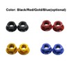 Xtahdge 2pcs Bicycle Wheel Hub Axle Nut 7075 Aluminum Alloy