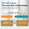 Buachois Wooden Digital Alarm Clock, Alarm Clock with Wireless Charging