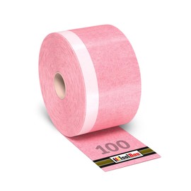 Isolbau Window Tape - Window Sealing Tape for Indoor Use - Sealing Tape for Windows & Doors - Red, 100 mm x 30 m