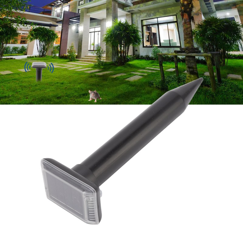 Ultrasound Snake Repeller Mini Solar Powered 360 Degree Buzzer Waterproof