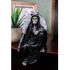 Death On The Shelf Gothic Grim Reaper With Scythe Sitting
