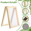 2 Pcs Paper Making Screens, Wooden Papermaking Screen Frame Mould