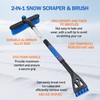 DIFFWELY 32'' Snow Brush and Ice Scraper for Car Windshield,