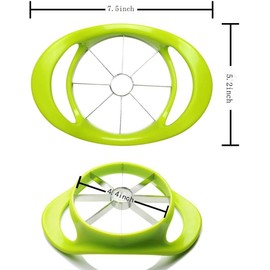 Fruit Corers Fruit Divider Stainless Steel Durable Metal Cutter Fruit Slicer Ergonomic Handle Kitchen Pitting Tool