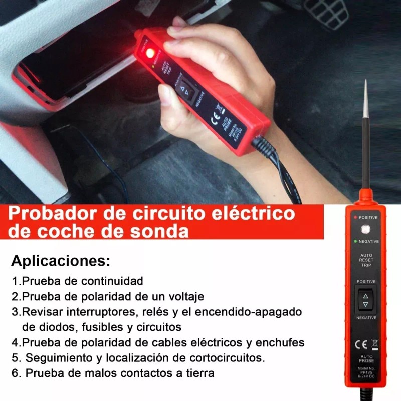 SUPERVAKRNY Probador De Circuito Eléctrico Automotriz Em285