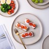 AmorArc Ceramic Plates Set of 6, 8.5 Inch Handmade Reactive