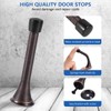 KISEER 12 Pack Spring Door Stops 3 1/4 Inch Flexible