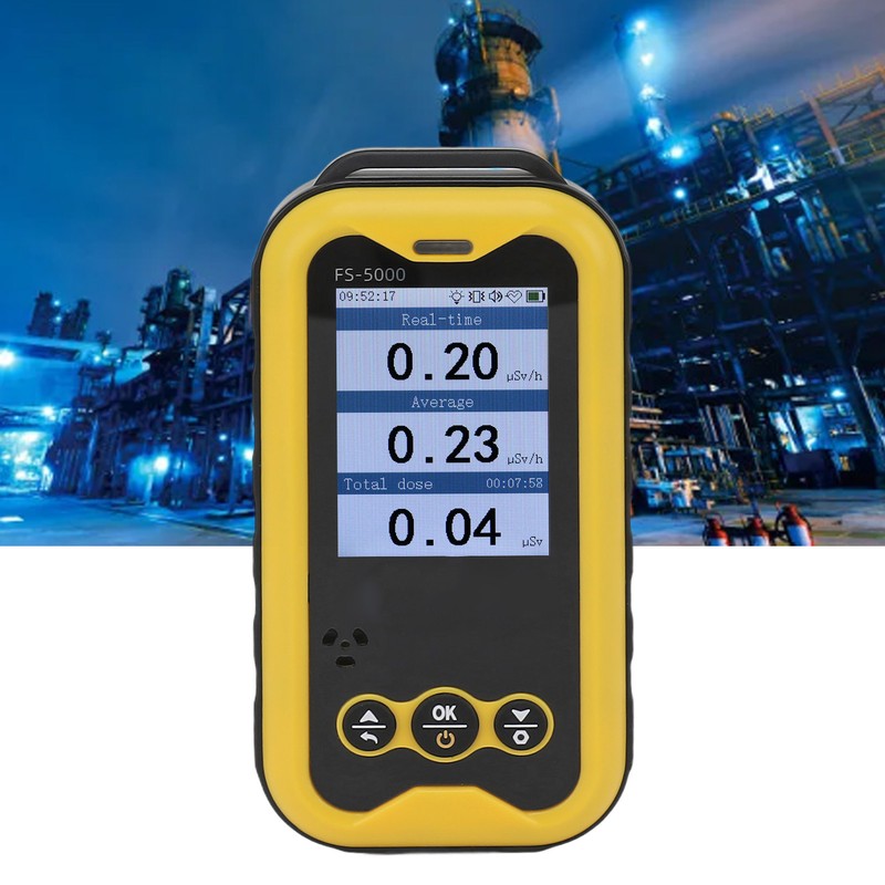 Portable Radiation Monitor 0.01μSv/h‑50msv/h 1800mAh 2.4 in TFT LCD Screen