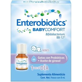 Enterobiotics Baby Comfort, Gotas con Probioticos + Aceite de Girasol, Frasco con 8ml