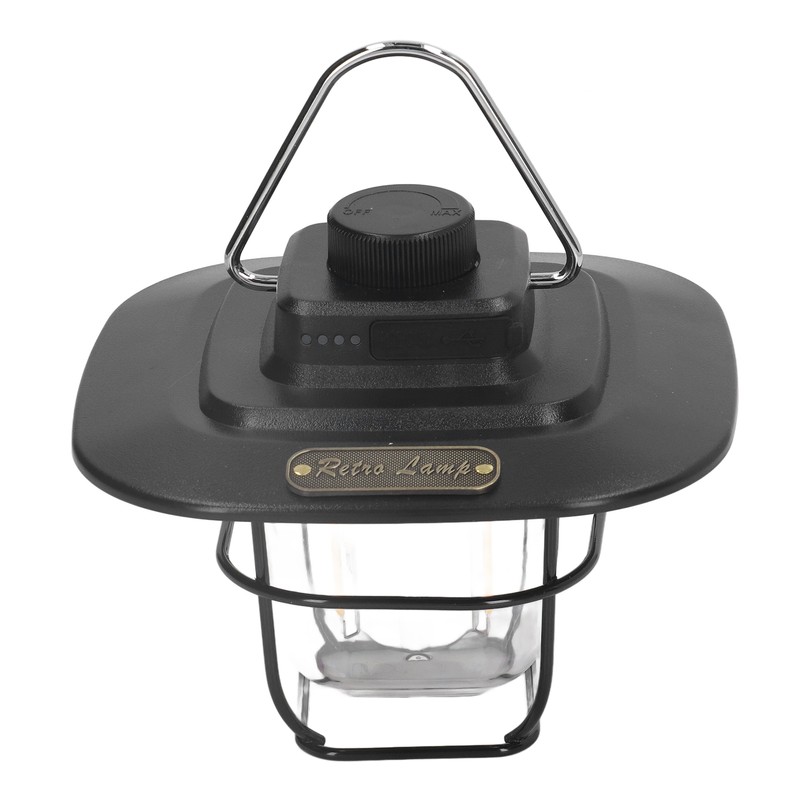 Camping Lantern Rechargeable Battery Powered Outdoor Potable Walking Tent Lamp