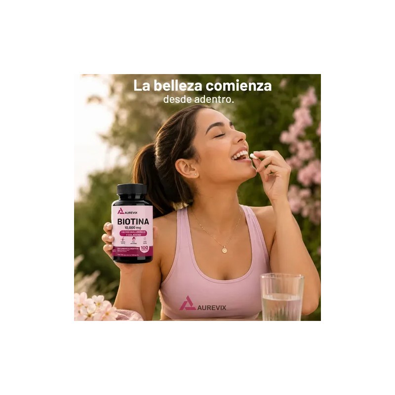 Aurevix Biotina 100 Capsulas