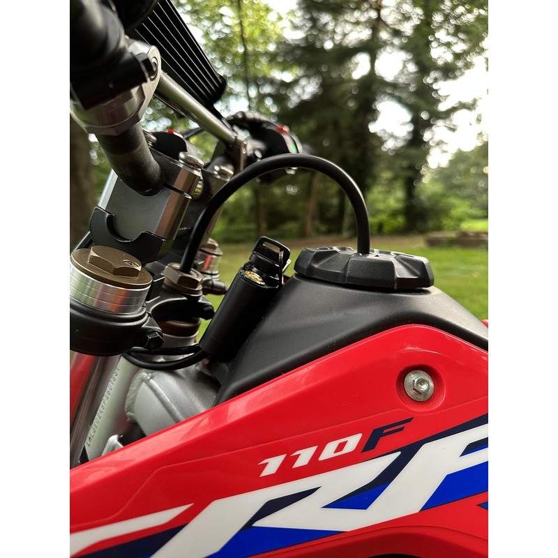 Honda Key Relocation Kit V2 for CRF110F/CRF125F, Fuel-Resistant ASA Plastic