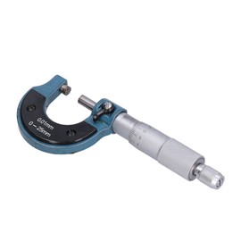 Micrometer gauge, external micrometer 0.01 mm with wrench. Thickness micrometer made of stainless steel, external micrometer (0-25 mm)