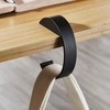 Pack of 2 Table Hooks, C-Shaped Bag Holder for Table,