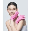 PURECODE Moisturizing Gel Gloves for Dry Skin, S-M (Pink)