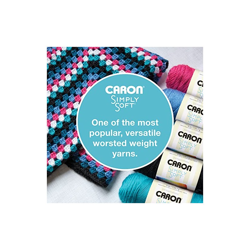 Caron Simply Soft Woodland Heather - Paquete de 3 hilos