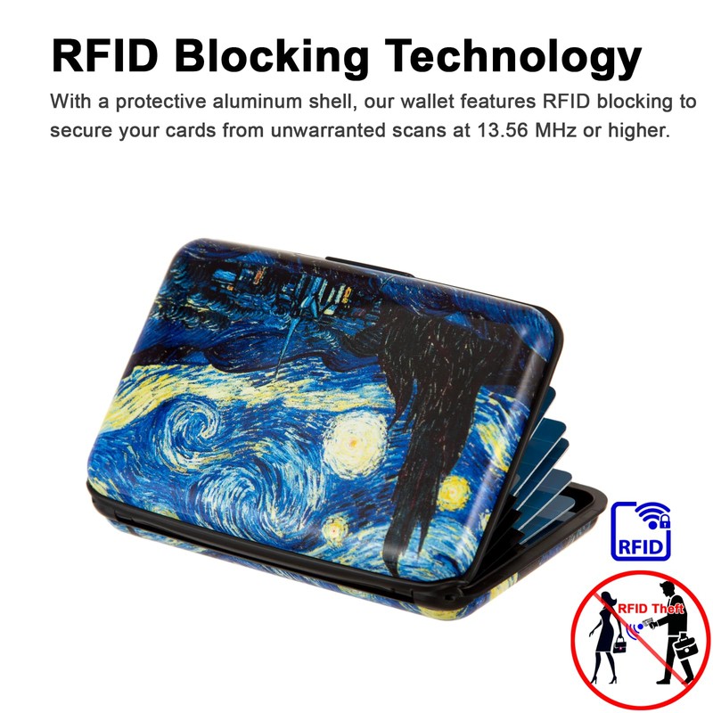 Kaabao Credit Card Holder for Women Men RFID Blocking Metal
