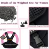 Adjustable Weighted Vest for Women, Weighted Vests with Reflective Strip