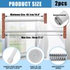 Window Security Bar Adjustable 15.7''-27.5'' 1.2'' Diameter 2Pack